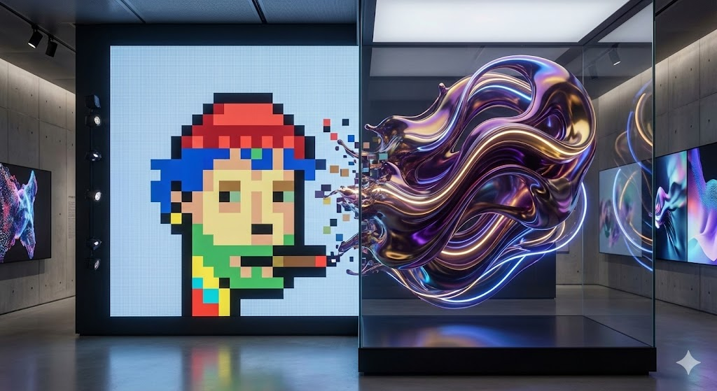 História da CryptoArt: Como os NFTs Saíram da Internet para os Museus